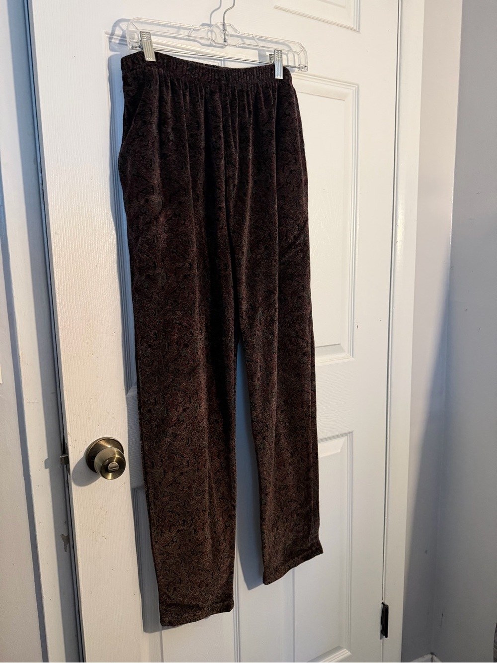 Jones New York women’s Paisley print Elastic-Waist Pants